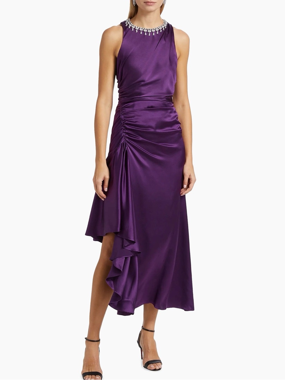 Cinq à Sept Silk Midi-Dress size 2